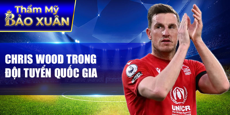 Chris Wood trong đội tuyển quốc gia